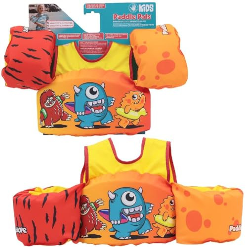 Paddle Pal Zwemvest Monsters, 3-6 Jaar