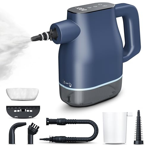 Samako Dampfreiniger Handgerät, Handdampfreiniger für Bad, Dusche & Fliesen | Dampfreiniger Bad, Dusche, Dampfreiniger Fliesen. Klein, in einer Hand. Steam Cleaner Handheld, 400 ml.