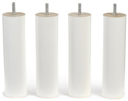 wood select Pied lit 35 cm Blanc