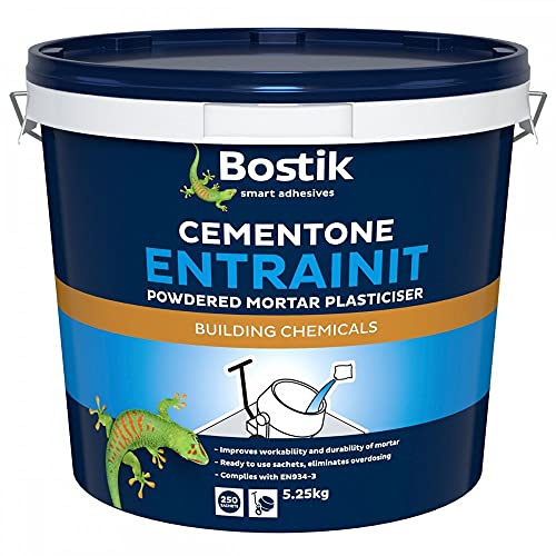 Cementone Entrainit Powdered Mortar Plasticiser 3kg, 250 sachets, Type : Plasticiser