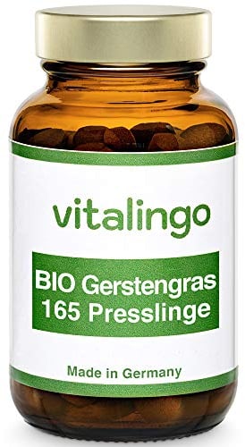 BIO Gerstengras Presslinge - 165 Tabletten à 396mg - Deutsche Herstellung (DE-ÖKO-001)