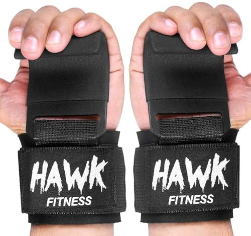 Weight Lifting Hooks Grips with Wrist Wraps & Straps Powerlifting Weightlifting Gloves Grip & Wrist Support for Deadlifts & Everyday Gym Workout
