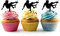 Innovedesire Jump Skateboard Stunt Kuchenaufsätze Hochzeit Geburtsta Acryl Dekor Cupcake Kuchen Topper Stand für Kuchen Party Dekoration 10 Stück