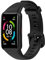 Yikamosi Cinturino Compatibile con Honor/Huawei Band 6, Sgancio Rapido TPU con Chiusura in Acciaio Inossidabile, Nero