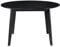 Miliboo Table à Manger Design Extensible Ronde Noire L120-150 cm Leena