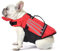 Petglad Hundeschwimmweste, Flügel Hundeschwimmweste mit Kinn-Schwimmer-Rettungsgriff für kleine, mittelgroße und große Hunde, verstellbare hohe Sichtbarkeit, Bootfahren (Rot, XL)