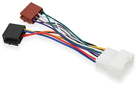 Akozon ISO Stecker Autoradio, ISO Autoradio Kabel Kabel Kabelbaum Stereo Adapter Stecker Adapterstecker Ersatz für Mitsubishi Outlander Yishen