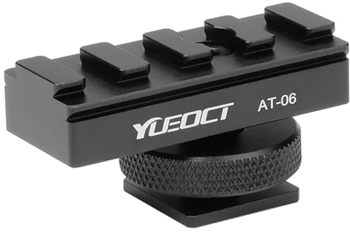 2-in-1 Metall-Adapterhalterung für Teleskop-Finder, Zielfernrohr, roter Punkt, Reflex-Sight Fit, Video, DSLR, spiegellose Kamera, Blitzschuh, Kaltschuh, Himmel, Astrofotografie