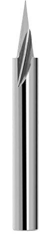 The Lord of the Tools 20 Degree Profile Bit V Groove Engraving Bit 1/4 Shank CNC Wood Carving Router Bit Carbide V Point Cutter for Wood Carving Marking 1/4x2.16