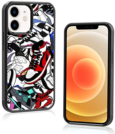 Axulimin Handyhülle für iPhone 12 Mini, 13,7 cm (5,4 Zoll), cooler Schuh, für Teenager, Jungen, Herren, Kinder und Jungen