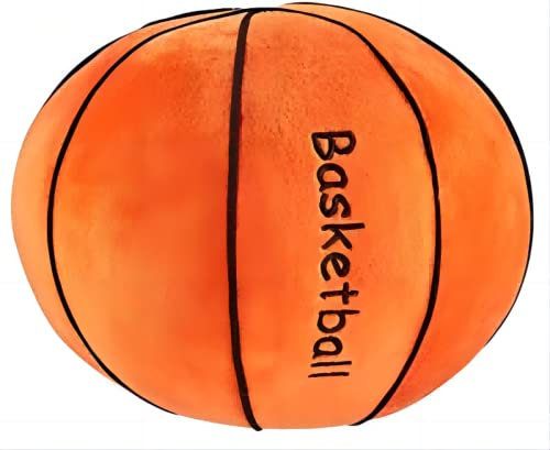 MASINIES Plüsch-Basketball-Kissen, weiches Plüschball-Spielzeug, Zuhause, Sofa, Zimmerdekoration, Basketball, 21,6 cm
