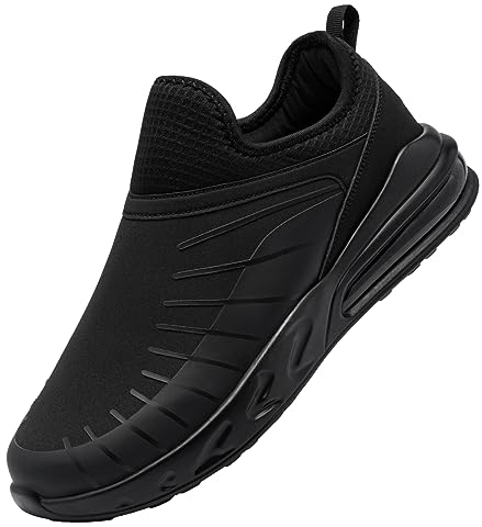 LARNMERN Kochschuhe Herren Damen rutschfeste Schuhe Küche Arbeitsschuhe Wasserfeste Koch Schuhe Männer Frauen Kellner Berufsschuhe Non-Slip,Schwarz/37.5 EU