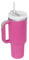 TUMBLERRY H2.0 Tumbler with Straw and Lid | 40oz-1200ml Stainless Steel Vacuum Insulated Cup with Handle | Travel Flask Car Coffee Mug for Hot and Cold Drinks (RED)