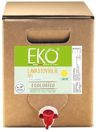 Eko Detersivo Lavastoviglie all Spina 10Kg,Bag in Box - Ecologico