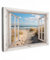 MuchoWow© Bilder 60x40 cm Wohnzimmer Deko Modern Wandbild Foto auf Leinwand Bild Schlafzimmer Room Decor Geschenke Fensterblick - Meer - Küste - Natur - Strand - Wattenmeer