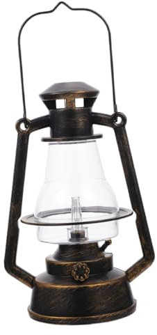 Happyyami Led Öllampe Campinglaterne Tragbar Metall Kupfer Outdoor Vintage Zeltlampe Handlich Für Camping Wandern Angeln