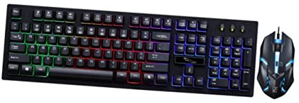 CIYODO Gaming Keyboard and Mouse Kit Usb Game Keyboard Luminous Mouse Mechanical Gamer Choice