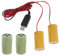 NOLOWY 2in1 D Battery Eliminators USB Power Supply Replace 3V LR20 D Batteries for Clock Toy Camera Christmas Strips Light