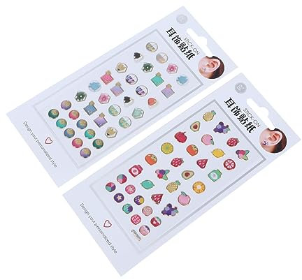 TOYANDONA Adesivi Autoadesivi Per Orecchini A Forma Di Diamante Confezione Da 4 Per Gioielli Accessori Moda Da Donna