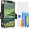 bokman Schermo per iPhone XR Nero, 6.1'' Touch Screen Digitizer LCD con Kit di Riparazione, Modello A1984 A2105 A2106 A2107 A2108