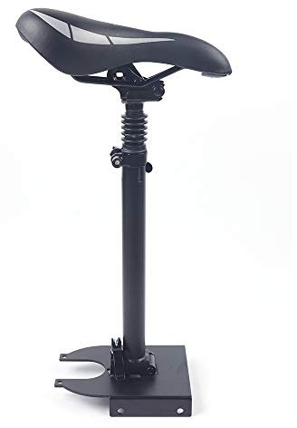 E-Scooter Klappbar Sitz,Stuhl Einziehbare,Elektroroller ZubehöR Stuhl, Sitzpolster Kissen,Elektro Scooter Sattel,Xiaomi 1S M365,Höhenverstellbar,für meisten Elektroroller,Schwarz