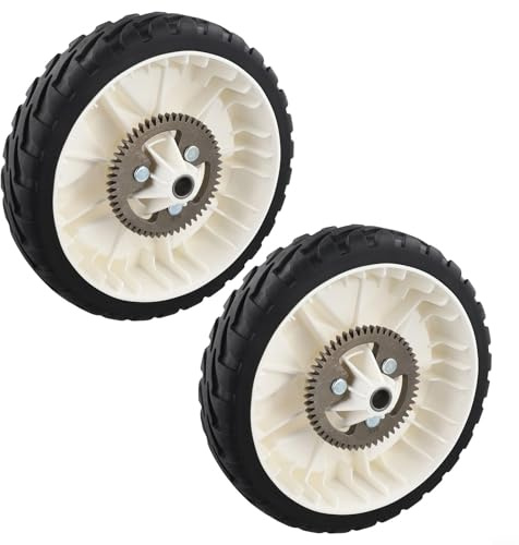 8 Zoll Hinterradantriebsrad 137-4835 Ersatz für Toro 22 Rasenmäher, 52 Zähne Zahnrad, Gummi, 1 Stück(2pcs)