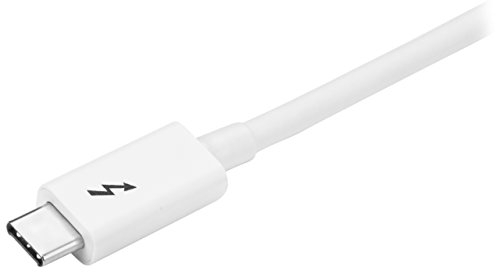 StarTech.com Câble Thunderbolt 3 de 1 m - 20 Gb/s - Compatible Thunderbolt, USB et DisplayPort - Blanc (TBLT3MM1MW)
