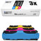 3X Eurotone kompatibler Toner für HP Color Laserjet CP2025 CM2320EI CM2320CBB CP2026N CM2320EBB CM2323 wie CC531A-33A CC531A-CC533A 304A Color