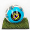 Fairtrade Eye BALLDESIGNER Fußball Größe 5 qualifiziert – farbenfrohes Design – TPU Material, ausgezeichnetes Sprungverhalten – Perlmuttoptik