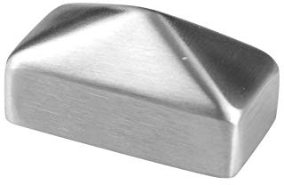 Cosch Edelstahl Pyramidenkappe V2A Edelstahl rechteckig (Rohranschluss 50 x 30 mm)