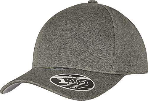 Flexfit Unisex-Adult 110MU-110 Melange Unipanel Baseball Cap, Buck, one Size