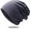 OCTERING® Slouch Beanie Mütze Baumwolle Elastisch Fleece-Futter Herren und Damen Unisex