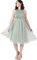 Maya Deluxe Women's Embellished Halter Neck Midi Bridesmaid Dress, Green Lily, 38 EU