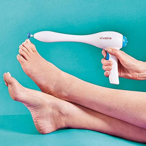 Coopers of Stortford - Long-Reach Nail Trimmer with Motorised with Extra-Long Shaft & 10 Interchangeable Precision Heads - Remove Calluses, File, Shape, and More - Easy Foot and Nail Care at Home