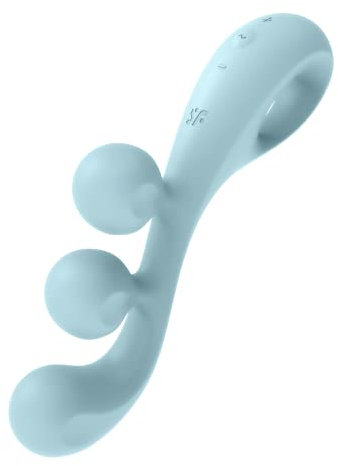 Satisfyer Tri Ball 2 Auflege-Vibrator | Dreifach-Stimulator für klitorale, vaginale und anale Lust | Flexibler Vibrator mit 3 Motoren und 10 Programmen | Wasserdicht (IPX7) | 18 cm