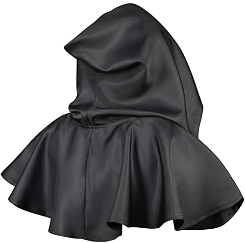 Karneval Kostümball Verkleidung für Erwachsene Cosplay Masquerade Kapuzenmütze für Erwachsene Cap Herren Baseball (Black, One Size)