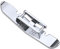 Pied-de-biche pour Fermeture à Glissière Étroite 4125657-45 Compatible avec Husqvarna Viking Group 1-8 et D Modèles Pieds à Fermeture Éclair Étroite en Métal, Argente
