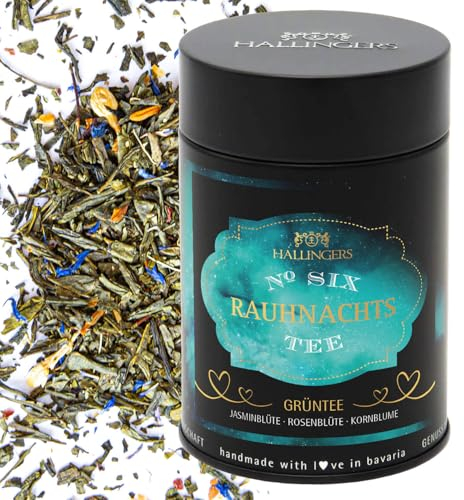 Hallingers Rauhnacht No. Six - VI - Spiritueller Tee als Begleiter in den Rauhnächten auch als Geschenk zu Advent & Weihnachten (Dose) - Geschenkideen Weihnachten & Geschenke Adventskalender | Glückwu