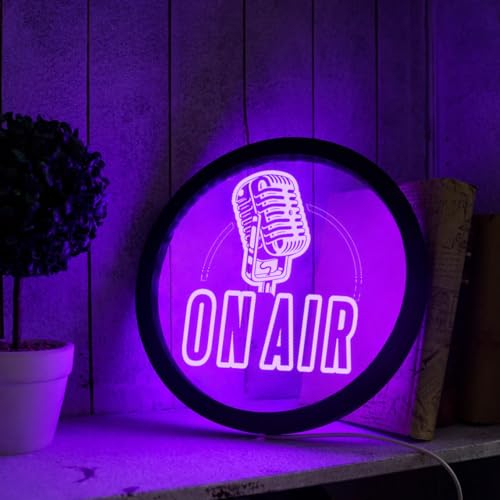 On Air Neonschild, Individuelles LED Neonschild, Live Streaming Aufnahme, Lichtschild, Rot, Coole LED Schilder Für Studio, Schlafzimmer, Spielzimmer, Wanddekoration