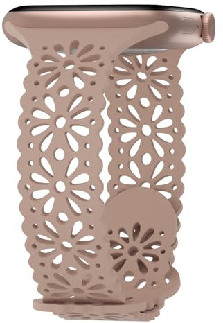 Silikon Kompatibel mit Apple Watch Armband 38mm 40mm 41mm 42mm 44mm 45mm 46mm 49mm, Sport Schlank Ersatzarmband für iWatch Armbänder Ultra 3/2/1 Series 11 10 9 8 7 SE 6 5 4 3 2 1 Damen Herren