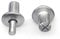 120 Pcs Round-Headed Aluminum Core Rivets, Hammer Drive Rivets, Expanding Aluminum Rivets, Knock-On Impact Type Expansion Aluminum Rivet Half Round Head Core Piercing Rivets