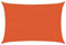 vidaXL Sonnensegel Sonnenschutz Windschutz Sonnendach UV Schutz Sonnenschutzsegel Schattenspender Garten Terrasse Balkon 160g/m² Orange 2x3m HDPE