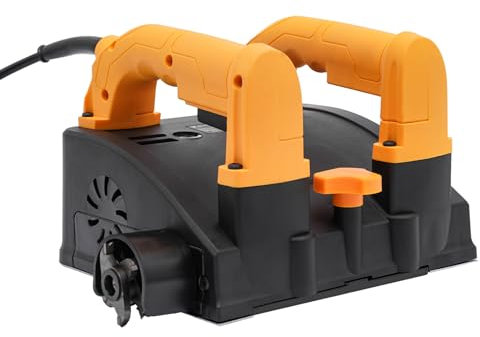 Rabot mural électrique 1200 W - Raboteuse murale portable avec grattoir mural réglable de 1 à 4 mm - Avec câble (couteau à ciment)
