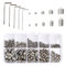 Madenschrauben Set 200 StüCk Madenschrauben SchraubenschlüSsel Inbusschrauben Rostfreier Stahl Madenschraube FüR TüRgriff M3 M4 M5 M6 M8