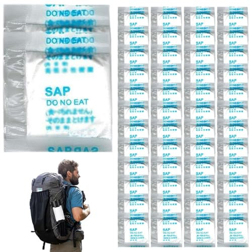 Pastoralist Urine Solidifier, 50pcs Super Absorbent Pee Powder Deodorizer, Poo Gel for Portable Toilet, Camping Toilets Pee Powder for Outdoor Camping Hiking