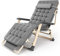Garten-Sonnenliegen, 2er-Set, mit Kopfkissen und Kissen, zusammenklappbar, Zero Gravity Stühle für Terrasse, Camping, Outdoor, Innenbereich, Liegestuhl mit 5 Stufen verstellbarem Design.