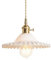 TOKTOP Lampe Suspension Luminaire Verre, Lustre Salon Vintage Fleur Créative, Blanc Intérieure Suspendues, E27 Plafonnier pour Chambre Cuisine Salle à Manger