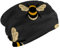 Beanie-Mütze für Damen und Herren, Unisex, dehnbare Schädelmützen, weicher Samt, Wintermütze, Beanie für Laufen, Radfahren, niedliche Hummel auf grauem Hintergrund, multi, Einheitsgröße