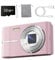 Digital Camera, 1080P Vlogging Camera 50MP Compact Mini Photo Camera with 2.4 Screen, 16X Digital Zoom Small Pocket Digital Cameras for Kids Beginners Teenagers(Pink)