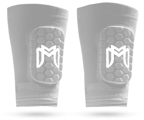 MediCaptain Mini Football Shin Pads - Built-in Shin Pads for Men, Women, Teens - Small Shin Pads - Lightweight, Breathable Shin Guards (Grey, Mini)